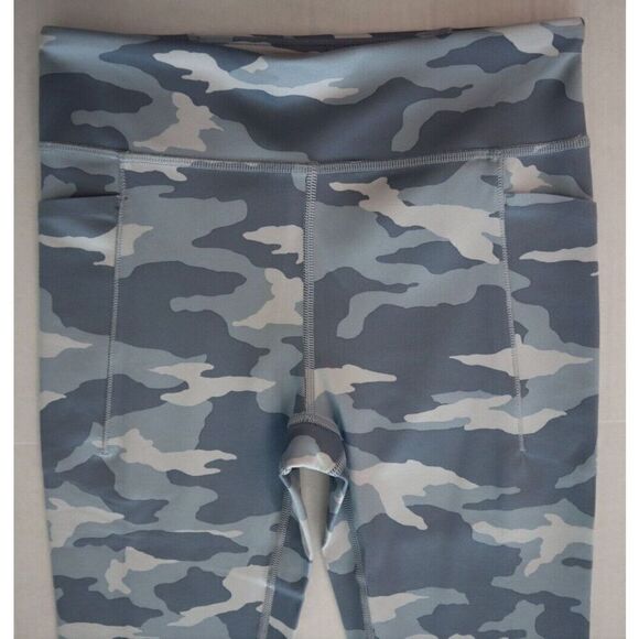 Athleta Girl's Sz L (12) Blue Camo High-Rise Stash Your Treasures Tight Leggings - Picture 7 of 11